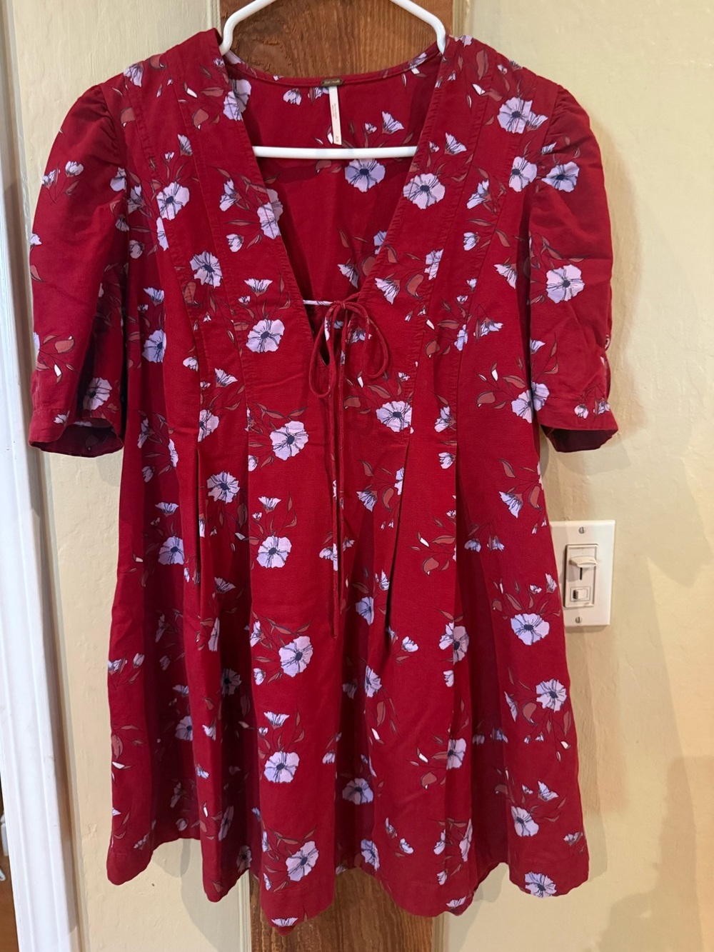 Free People Floral Tunic Dress / Long Top – Size Medium ❤️ - Picture 2 of 5